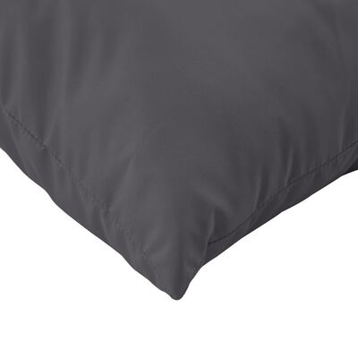 vidaXL Throw Pillows 4 pcs Anthracite 60x60 cm Fabric