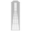 vidaXL Gabion Wall with Covers Galvanised Steel 300x30x100 cm