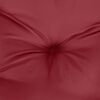 vidaXL Pallet Cushions 2 pcs Wine Red Fabric
