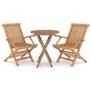 vidaXL Garden Dining Set | Natural Teak
