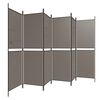 vidaXL 6-Panel Room Divider Anthracite 300x180 cm Fabric