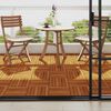 vidaXL 10 pcs Acacia Decking Tiles 30 x 30 cm Vertical Pattern
