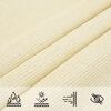 vidaXL Sunshade Sail 160 g/m² Cream 4x4 m HDPE