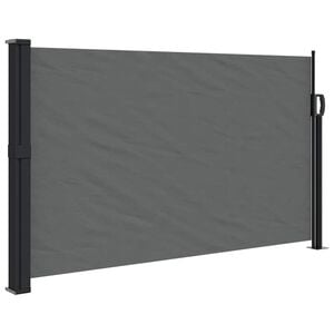 vidaXL Retractable Side Awning Anthracite 117x300 cm