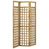 vidaXL 3-Panel Room Divider/Trellis Solid Acacia Wood 120x170 cm