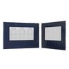 vidaXL Partytent Sidewall 2 pcs with Window PE Blue