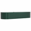 vidaXL Garden Raised Bed Green 240 x 80 x 44 cm Steel