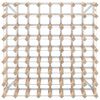 vidaXL Wine Rack for 72 Bottles Solid Pinewood