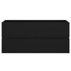 vidaXL Sink Cabinet Black 100x38.5x45 cm Engineered Wood