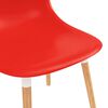 vidaXL Dining Chairs 6 pcs Red 47 x 50.5 x 83 cm