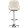 vidaXL Bar Stool Cream Velvet
