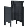 vidaXL Garden Chair 4 pcs Anthracite 53 x 49 x 85 cm PP