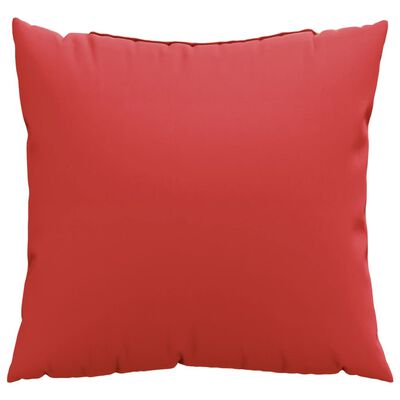 vidaXL Throw Pillows 4 pcs Red 50x50 cm Fabric