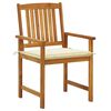 vidaXL Garden Chairs with Cushions 8 pcs Solid Acacia Wood