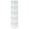 vidaXL Corner cabinets 33 x 33 x 165 cm Engineered wood White