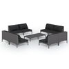 vidaXL Garden Lounge Set | Dark grey
