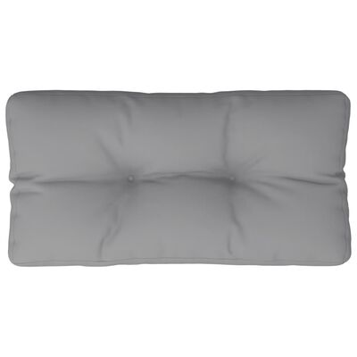 vidaXL Pallet Cushion Grey 80x40x12 cm Fabric