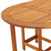 vidaXL Garden Table 130x90x72 cm Solid Acacia Wood