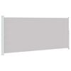 vidaXL Patio Retractable Side Awning 220x514 cm Grey