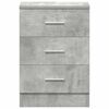vidaXL Bedside Cabinets 2 pcs Concrete Grey 38x35x56 cm Engineered Wood
