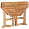 vidaXL Folding Garden Dining Table 90x90x75 cm Solid Teak Wood