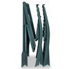 vidaXL 3 Piece Folding Bistro Set Plastic Green