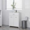 vidaXL Bathroom Cabinet White 60x33x80 cm Engineered Wood