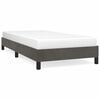 vidaXL Bed Frame without Mattress Dark Grey 90x200 cm Velvet