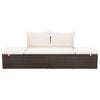 vidaXL Garden Bed Brown 195x60 cm Poly Rattan
