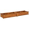 vidaXL Garden Raised Bed Acacia Wood 200x50x25 cm