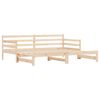 vidaXL Daybed with Trundle without Mattress 90x200 cm Solid Wood