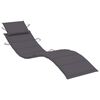 vidaXL Garden Sun Lounger with Cushion Solid Wood Acacia