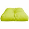 vidaXL Pallet Cushion Bright Green 70x40x12 cm Fabric