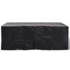 vidaXL Garden Furniture Cover 8 Person Poly Rattan Set 10 Eyelets 229x113cm