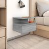 vidaXL Floating Nightstand 2 pcs Grey Sonoma 40x31x27 cm Engineered Wood
