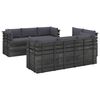 vidaXL 9 Piece Garden Pallet Lounge Set with Cushions Solid Pinewood
