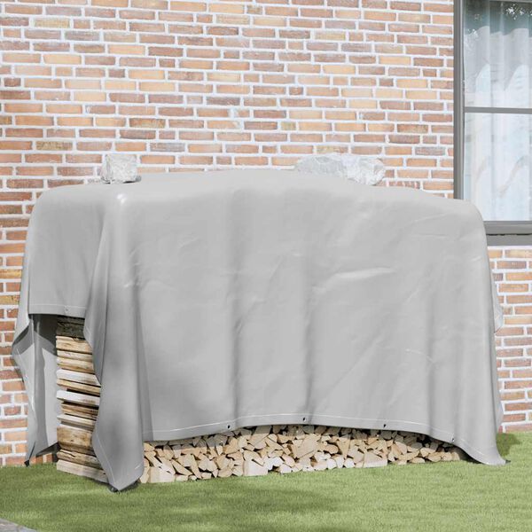 vidaXL Tarpaulin 650 g/m&sup2; 3x3 m Grey