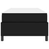 vidaXL Bed Frame with Mattress Black 90 x 200 cm Fabric