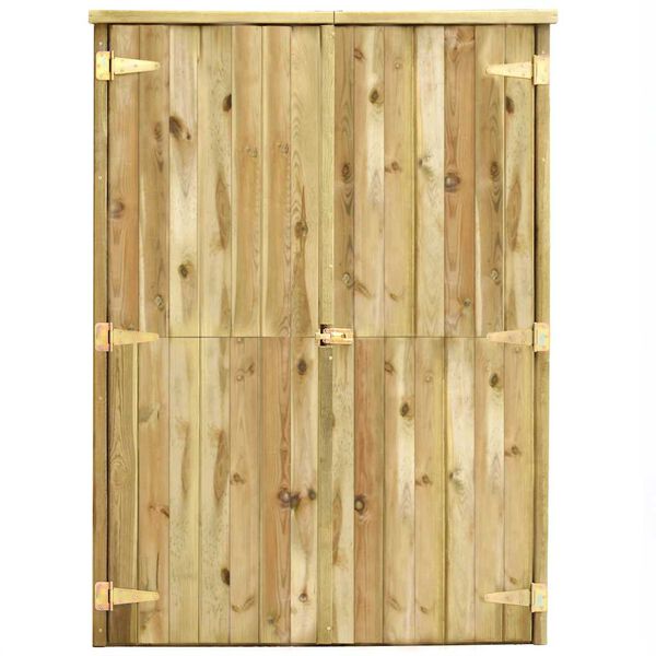 vidaXL Garden Tool Shed 123x50x171 cm Impregnated Pinewood