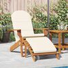 vidaXL Adirondack Garden Chair with Footrest Solid Wood Acacia