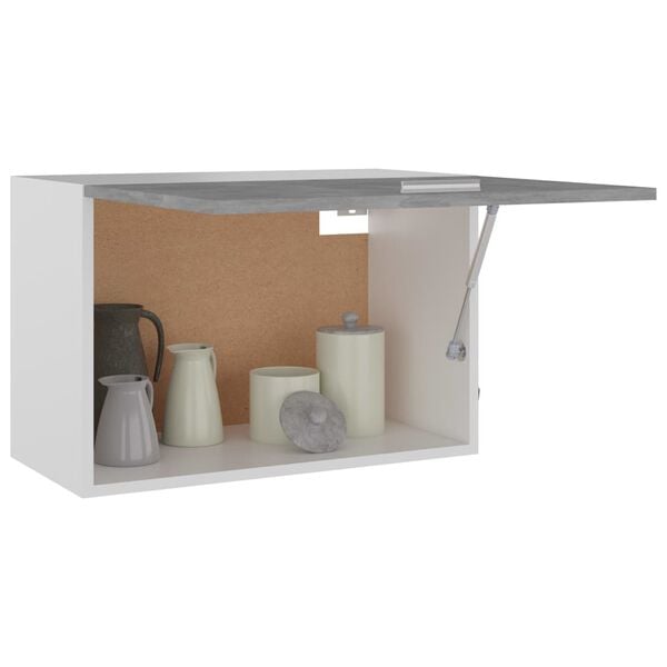 vidaXL Hanging Cabinet Concrete Grey 60x31x40 cm Engineered Wood