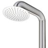 vidaXL Garden Shower with Grey Base 230 cm Stainless Steel