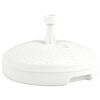 vidaXL Umbrella Base Sand/Water Filled 20 L White Plastic Rattan