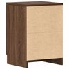 vidaXL Bedside Cabinets 2 pcs Brown Oak 38x35x56 cm Engineered Wood