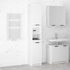 vidaXL Bathroom Cabinet White 32x34x188.5 cm Engineered Wood