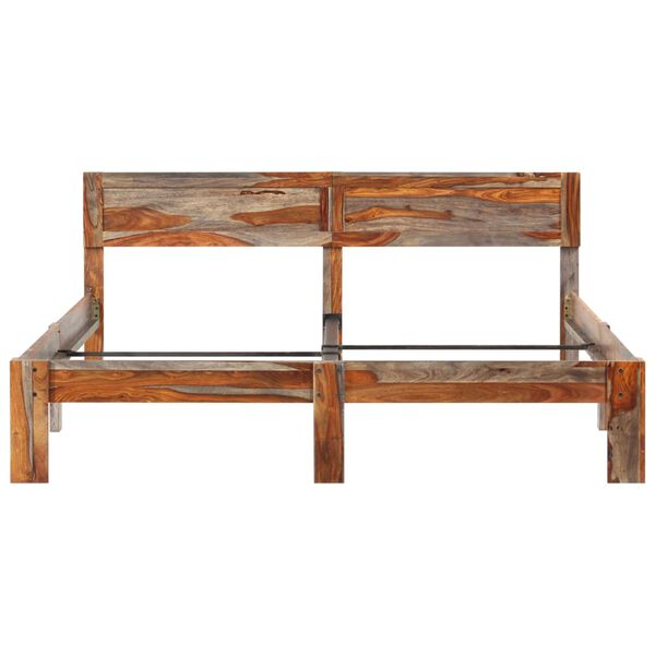 vidaXL Bed Frame without Mattress Solid Wood 160x200cm