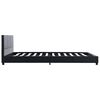 vidaXL Bed Frame without Mattress Black Faux Leather 120x200 cm