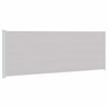 vidaXL Patio Retractable Side Awning 220x614 cm Grey