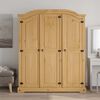 vidaXL Wardrobe Mexican Pine Corona Range 3 Doors