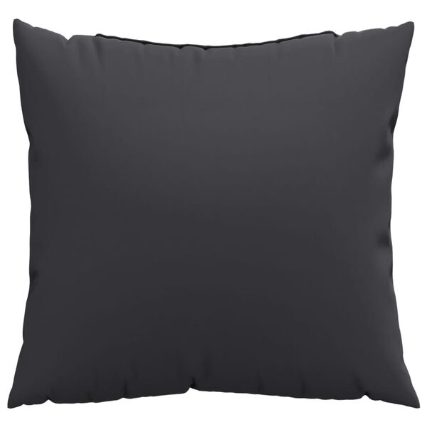vidaXL Throw Pillows 4 pcs Black 50x50 cm Fabric